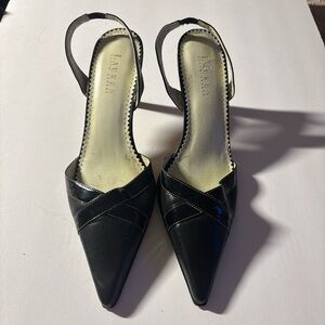 Ralph Lauren Skylar Heels Black size 10
